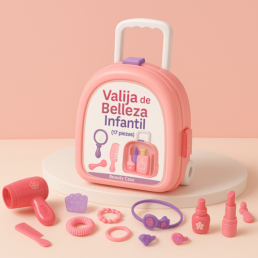 Valija de Belleza Infantil (17 piezas)
